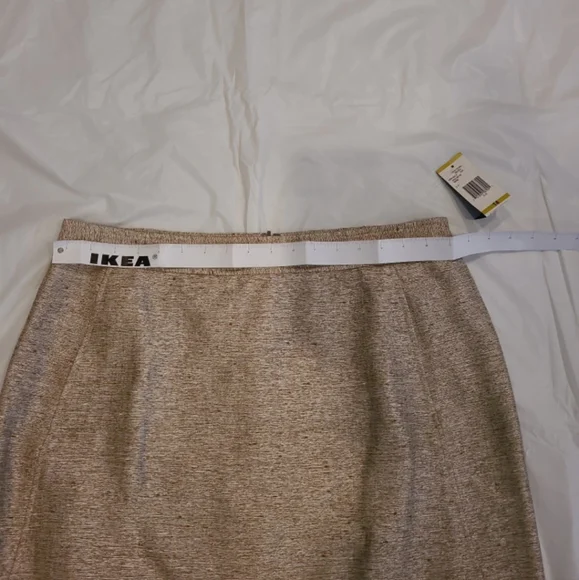 Jones New York Womens gold tweed Skirt Suit - special event style - Sz 14 - NWT - Picture 9 of 10